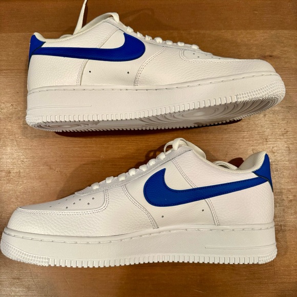 Nike Air Force 1 ‘07 Low “White Game Royal” / Sz. 11 / DS (New) - Picture 3 of 7